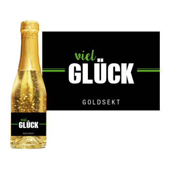 Goldsekt "Neon" Viel Glück